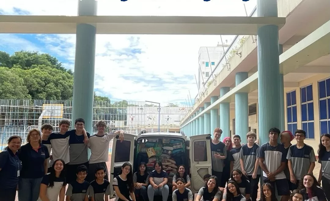 Entrega das doações da campanha solidariedade
